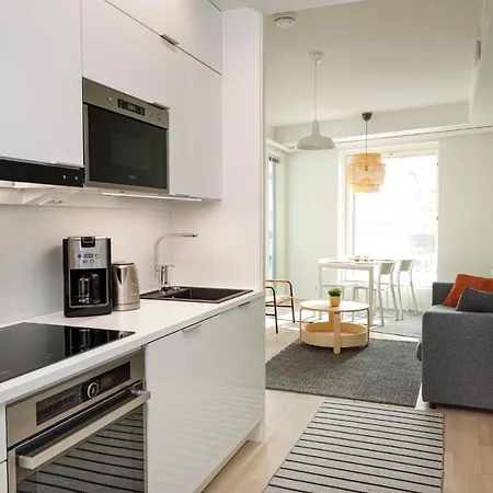 Uleabo Neat 48 M2 Two-room Flat With Sauna Oulu